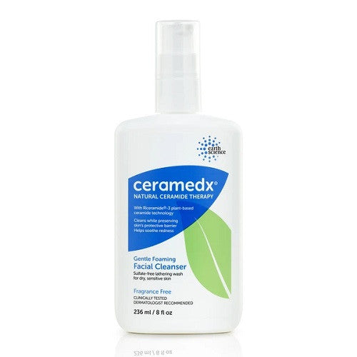 Ceramedx Natural Ceramide Therapy Gentle Foaming Facial Cleanser, 8 Oz